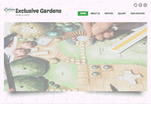 Tablet Screenshot of exclusivegardensomaha.com